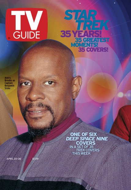 TV Guide cover - Avery Brooks - April 20, 2002