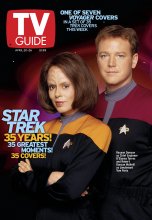 TV Guide cover - Roxann Dawson, Robert Duncan McNeill - April 20, 2002