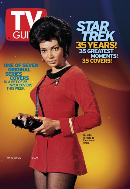 TV Guide cover - Nichelle Nichols - April 20, 2002