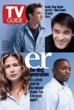 TV Guide cover - Mehki Phifer, Maura Tierney, Goran Visnjic, Noah Wyle - October 12, 2002