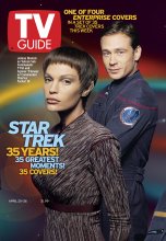 TV Guide cover - Jolene Blalock, Connor Trinneer - April 20, 2002