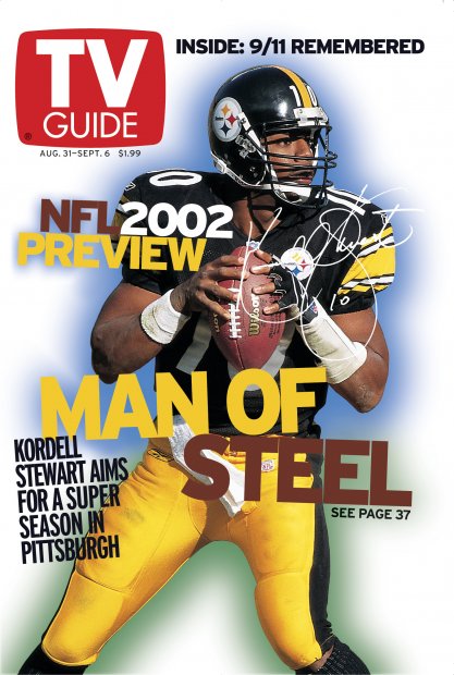 TV Guide cover - Kordell Stewart - August 31, 2002