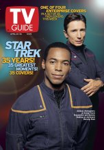 TV Guide cover - Dominic Keating, Anthony Montgomery - April 20, 2002