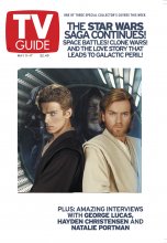 TV Guide cover - Hayden Christensen, Alec Guinness, Ewan McGregor - May 11, 2002