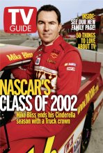 TV Guide cover - Mike Bliss - December 14, 2002