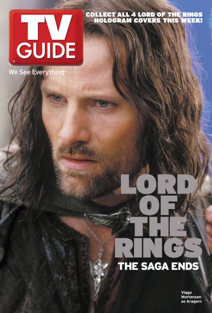 TV Guide cover - Viggo Mortensen - December 13, 2003