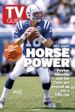 TV Guide cover - Peyton Manning - August 30, 2003
