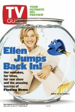 TV Guide cover - Ellen DeGeneres - August 30, 2003