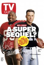 TV Guide cover - Rich Gannon, Warren Sapp - August 30, 2003