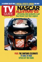 TV Guide cover - Tony Stewart - February 15, 2003