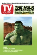 TV Guide cover - The Hulk - June 21, 2003