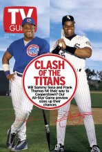 TV Guide cover - Sammy Sosa, Frank Thomas - July 12, 2003