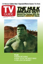 TV Guide cover - The Hulk - June 21, 2003