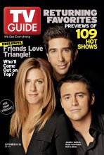 TV Guide cover - Jennifer Aniston, Matt LeBlanc, David Schwimmer - September 20, 2003