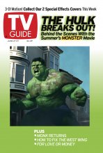TV Guide cover - The Hulk - June 21, 2003
