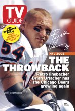TV Guide cover - Brian Urlacher - August 30, 2003