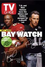 TV Guide cover - Rich Gannon, Terrell Owens - August 30, 2003
