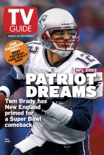 TV Guide cover - Tom Brady - August 30, 2003