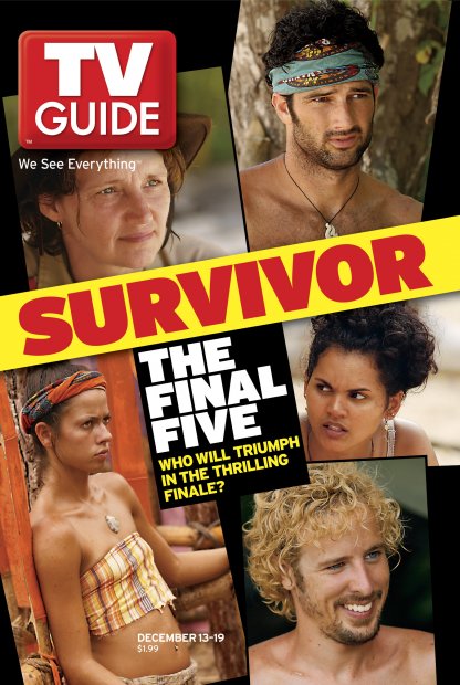 TV Guide cover - Jon Dalton, Sandra Diaz-Twine, Darrah Johnson, Lillian Morris, Burton Roberts - December 13, 2003