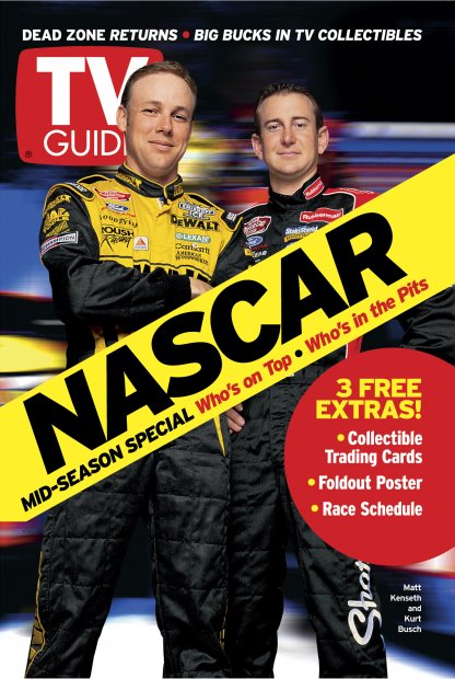 TV Guide cover - Kurt Busch, Matt Kenseth - July 5, 2003
