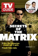 TV Guide cover - Evan Marriott, Keanu Reeves, David Smith - October 25, 2003
