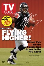 TV Guide cover - Michael Vick - August 30, 2003