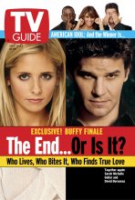 TV Guide cover - Paula Abdul, David Boreanaz, Simon Cowell, Sarah Michelle Gellar, Randy Jackson - May 17, 2003