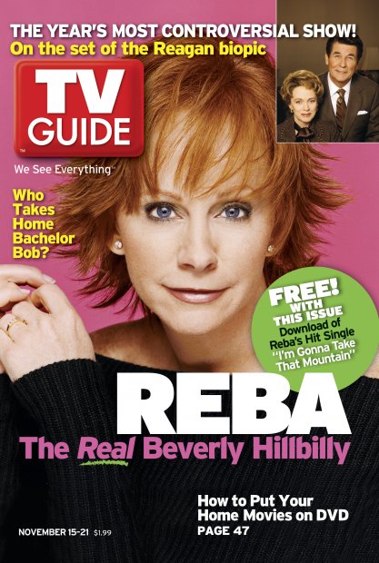 TV Guide cover - James Brolin, Judy Davis, Reba McEntire - November 15, 2003