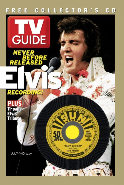 TV Guide cover - Elvis Presley - July 4, 2004