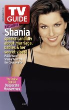 TV Guide cover - Shania Twain - November 7, 2004