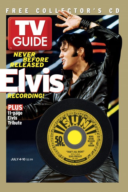 TV Guide cover - Elvis Presley - July 4, 2004