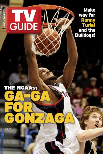 TV Guide cover - Ronny Turiaf - March 20, 2004