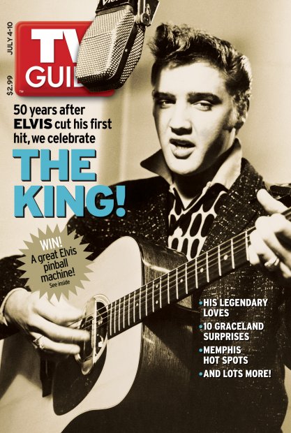 TV Guide cover - Elvis Presley - July 4, 2004