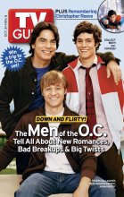 TV Guide cover - Adam Brody, Peter Gallagher, Benjamin McKenzie, Christopher Reeve - October 31, 2004