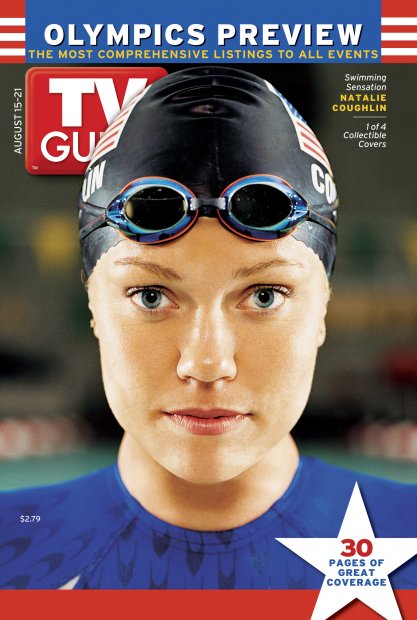 TV Guide cover - Natalie Coughlin - August 15, 2004