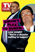TV Guide cover - Simon Cowell, Ruben Studdard - February 21, 2004