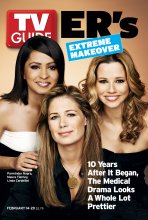 TV Guide cover - Linda Cardellini, Parminder Nagra, Maura Tierney - February 14, 2004