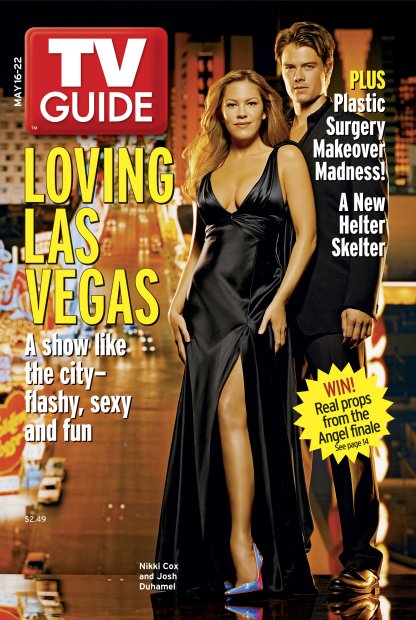 TV Guide cover - Nikki Cox, Josh Duhamel - May 16, 2004
