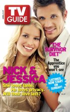 TV Guide cover - Nick Lachey, Jessica Simpson - April 11, 2004