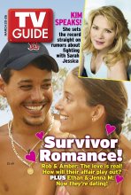TV Guide cover - Amber Brkich, Kim Cattrall, Rob Mariano - March 20, 2004