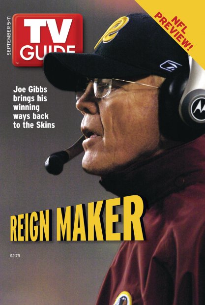 TV Guide cover - Joe Gibbs - September 5, 2004