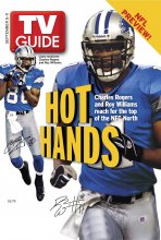 TV Guide cover - Charles Rogers, Roy Williams - September 5, 2004