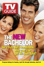 TV Guide cover - Jesse Palmer, Suzie, Trish - April 18, 2004