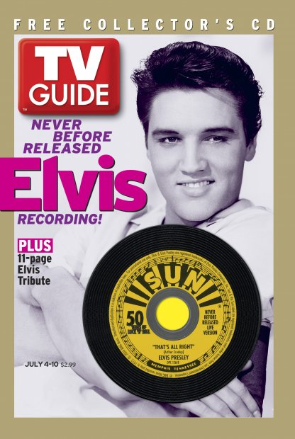 TV Guide cover - Elvis Presley - July 4, 2004