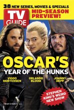 TV Guide cover - Orlando Bloom, Johnny Depp, Viggo Mortensen - February 28, 2004