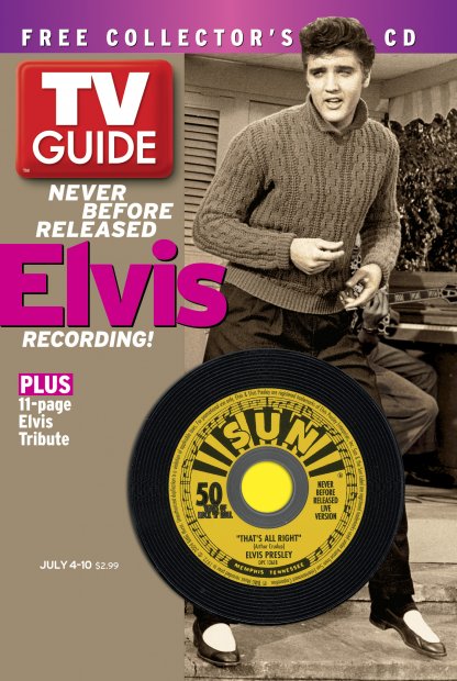 TV Guide cover - Elvis Presley - July 4, 2004