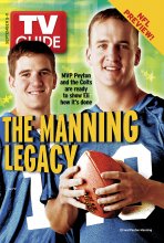 TV Guide cover - Eli Manning, Peyton Manning - September 5, 2004