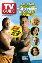 TV Guide cover - Colby Donaldson, Richard Hatch, Shii Ann Huang, Jenna Morasca, Lex van den Berghe, Kathy Vavrick-O'Brien - January 17, 2004