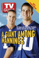 TV Guide cover - Eli Manning, Peyton Manning - September 5, 2004