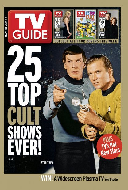 TV Guide cover - Leonard Nimoy, William Shatner - May 30, 2004